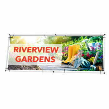 Outdoor Banner Frame garden